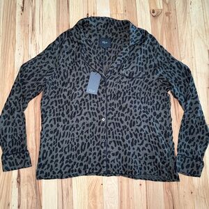 Rails Clara PJ Top in Forest Black Cheetah